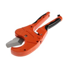 Scissors for cutting pipes of tundra on plastic, semiautomatic, reinforced, elongated, 2k, up to 42 mm