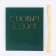 Happy New Year folding box, embossing, green, 20 x 18 x 5 cm, new year