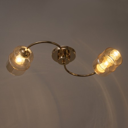Fox chandelier 2he27 40W gold 46x20x27 cm-2