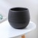 Flower pot "Japan" 1.2 l, graphite color