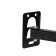 Kronstein Luazon Kron-76, for TV, inclined-horned, 14-42 ", 60-200 mm from the wall, black