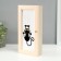 Key "Cat" 14x29 cm milk oak