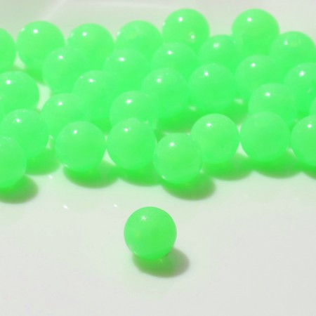 Busina "Drage" d = 8mm (set 10 g), the color is bright green-1