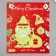 Stick phosphorus plastic "Santa Claus and cap" set 3 pcs 28.5x23.5 cm
