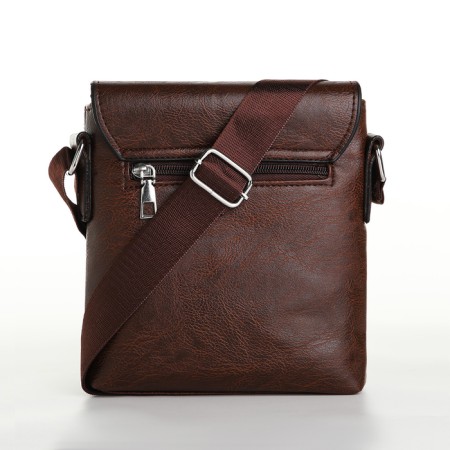 Male bag, brown color-3