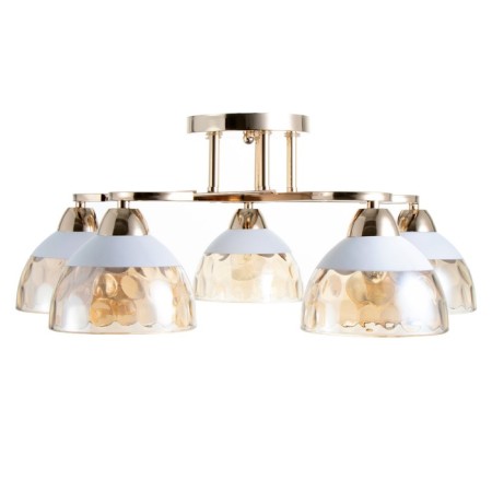 Akvil chandelier 5he27 40W gold 45x15x22 cm Bayerlux-3