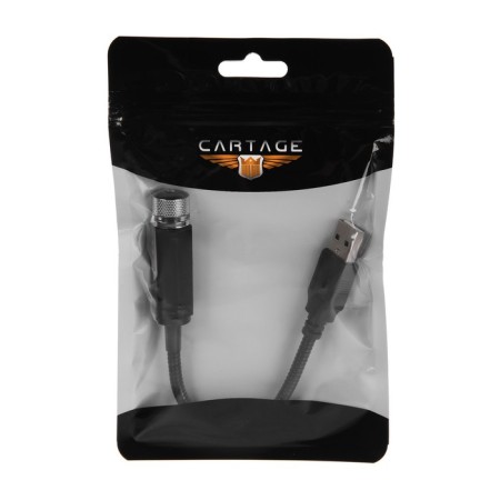 Starry sky projector to the car interior from USB, starry sky, red-5