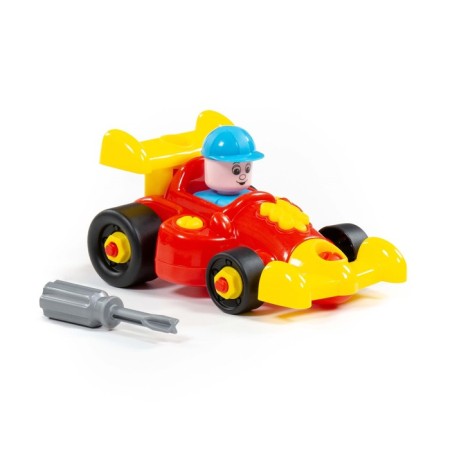 Designer "Racing car", 22 elements, mix-6