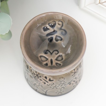 Aroma lamp ceramics "Butterflies" mix 7x6.5x6.5 cm-3
