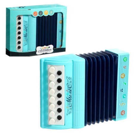 Musical toy A accordion "Musical Explosion", 13 keys, works on batteries, MIX color