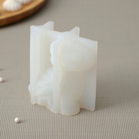 Silicone Mold "Dragosha Lila", dimensions 4.2 × 6.5 cm, height 7.5 cm, color transparent color-1