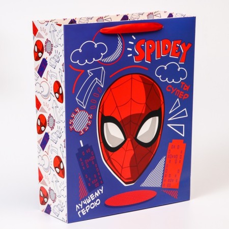 Gift package "Congratulations" 40x31x11.5 cm, packaging, spider-man-2