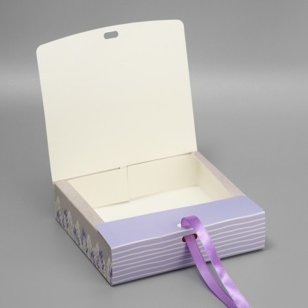 Gift folding box, packaging, "Happiness inside", 20 x 18 x 5 cm-2