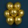Shar Latex 12 "Happy Birthday! Stars, gold, 4 tbsp., Chrome, set 25 pcs., Mix