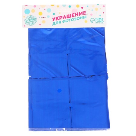 Festive curtain, 100 × 200 cm, blue color-2