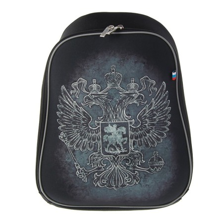 School backpack 37 x 29 x 17, Hatber ergonomic "Symbolism", black NRK21030-1