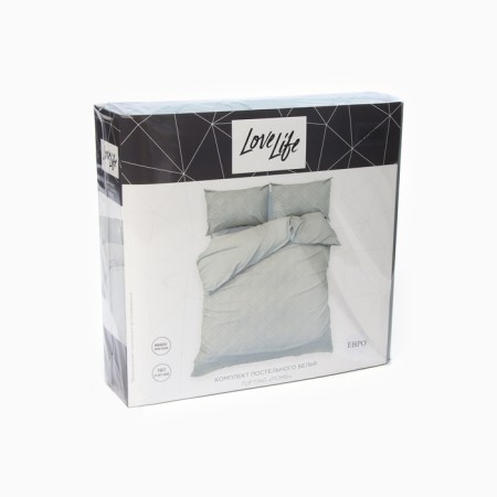 Lovelife Tufting 2SP Romb Lowel Lowel 175*215cm, 200*230cm, 50*70cm-2pcs, green color, 110 g/m2-4