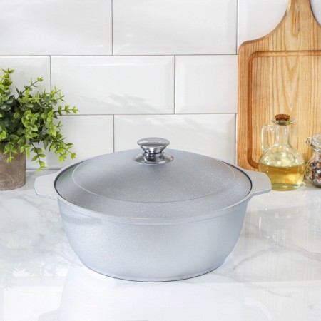 Frying, 4 l, d = 28 cm, h = 11 cm, aluminum cover