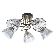 Salma chandelier 5he27 40w Black 58x58x24cm Bayerlux