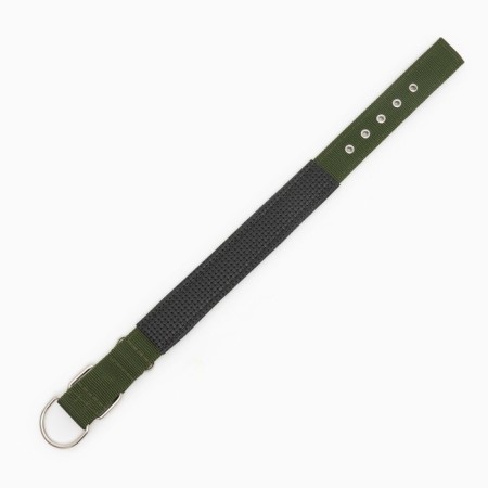 Collar "Comfort" Combined, 60 x 4 cm, Osh 44-55 cm, dark green-4