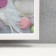 Multipher with clock "Flower" plastic, 3 photos, 10x10/3 pcs, col. white