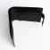 Women's wallet on the button, black color