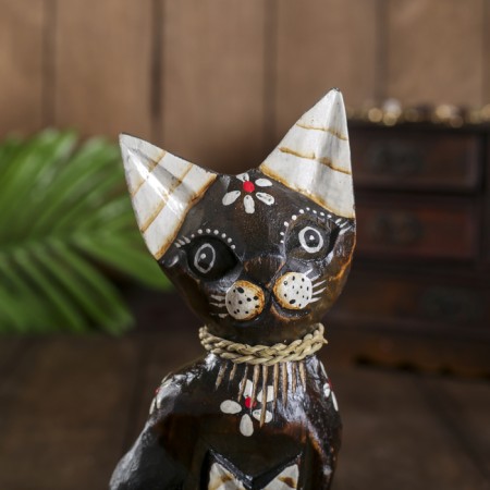 Souvenir tree "Cat with a kitten" 4.5x8x20 cm-3