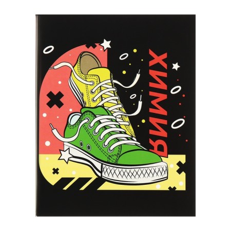 A set of object notebooks Calligrata Top "Sneakers", 48 sheets, 12 items, with reference material, cover coated cardboard, glossy lamination, offset block-14