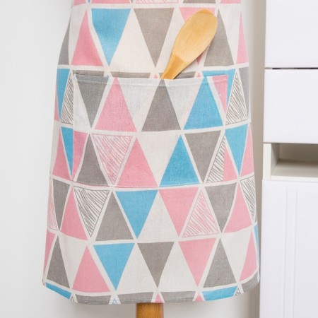 Set of shade "Mosaic", apron/grab/mittens, mobble-1