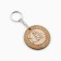 Key keychain wooden "best man", 5 x 5 cm