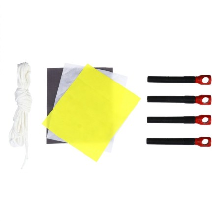 Tent Winter insulated Helios "Cube", 1.75 x 1.75 m, yellow/gray color (HS-Wsci-175YG)-16