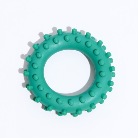 Toy "Ring with spikes No. 1", 5.6 cm, green-1