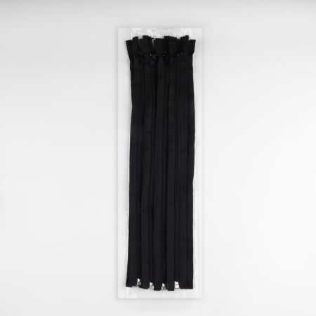 Lightning "Spiral", No. 7, detachable, automatic lock, 40 cm, black color No. 322-2