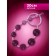 Anal balls of oki-hips, round, h- 30 cm, d-1 x 2.5 cm, PVC, pink