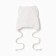 Baby hat with ears Minaku rr 44-46, milk color