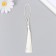 Brush, Ecru color 13.5 cm mix