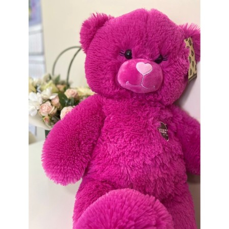 Soft toy "Bear", Fuchsia color, 65 cm C/40/132-2-1