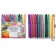 Felt -tip pens, 12 colors, thick, ventilated cap, mix