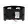 Front Facade "Semesfer", FSD-073, 4 W, 3000K, 2 rays, IP65, 220 V, plastic, black 100842