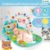 Musical developing rug "Cute animals", Russian voiceing, blue color
