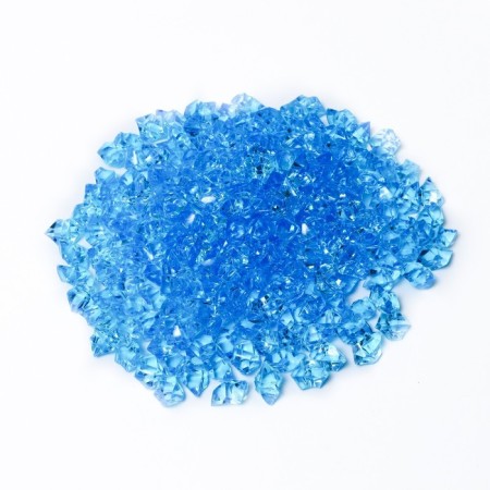 Artificial ice, 260 pcs, 25 x 18 mm, blue-5