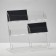Collance stand, 6 seats, 19x19x9.5 cm, 2 mm plexiglass, transparent color in a protective film