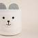 Basket for storage of manual weaving, cotton 22x22x22 cm