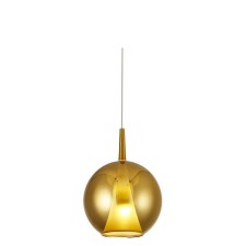 Suspended lamp without base Mantra Elsa, E27, 1x20W, 350 mm, gold color