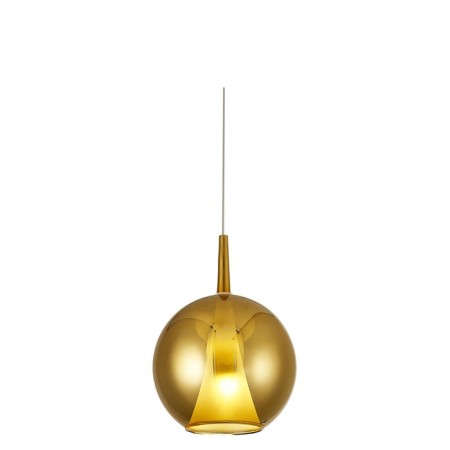 Suspended lamp without base Mantra Elsa, E27, 1x20W, 350 mm, gold color