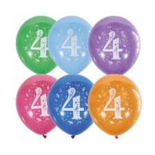 Shar Latex 12 “Figure 4”, pastel, 2-sided, set 10 pcs., Mix