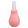 Nasal aspirator with a replaceable nose, pink color