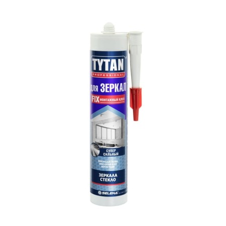 Glue "Tytan Professional", mounting, for mirrors, beige, 310 ml