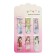 A set of magnetic bookmark for books Calligrata 6 pieces, "anime", mix