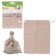 Cotton bag, 20 × 25 cm, 2 kg, with ties, beige